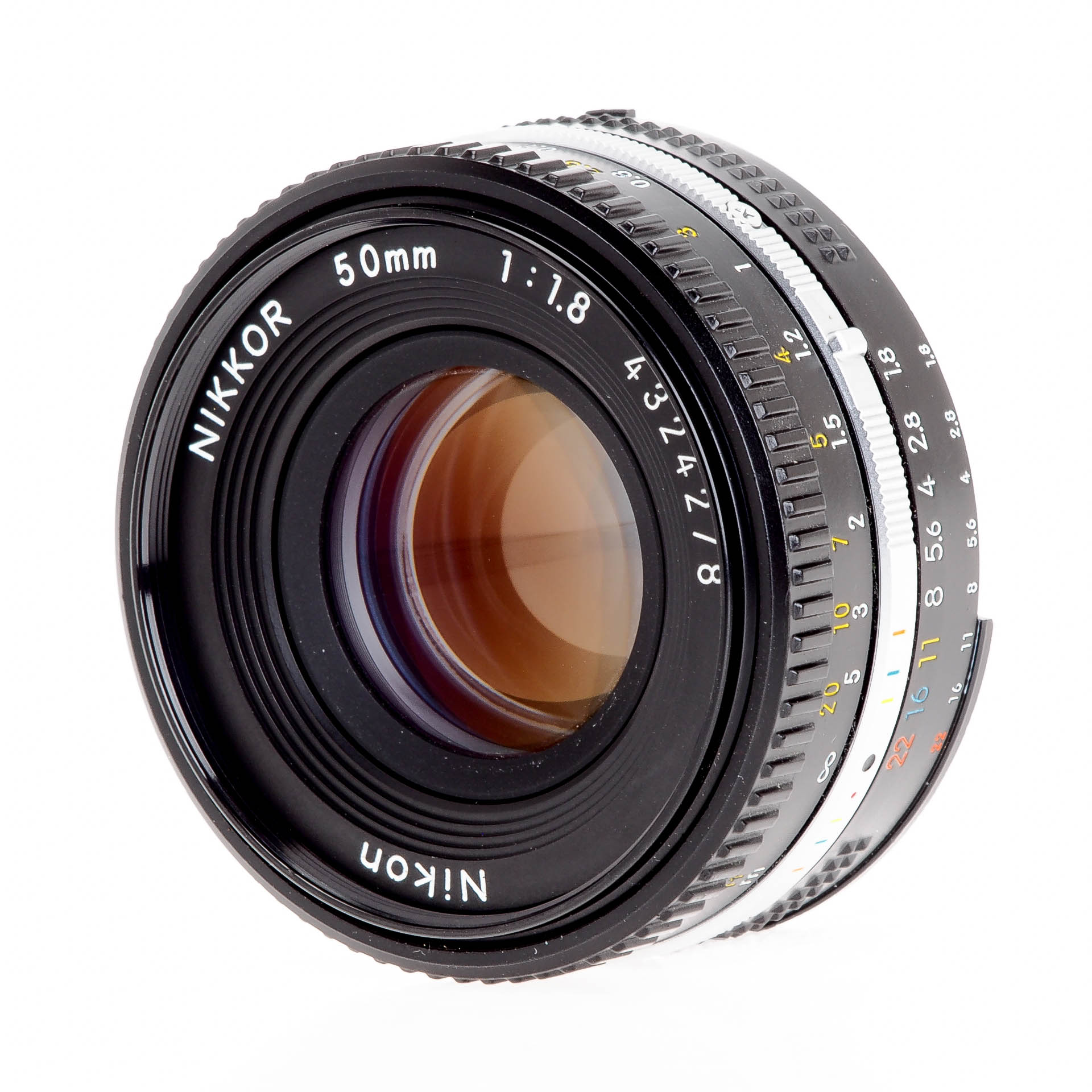 Nikon Nikkor 50mm F1.8 AIS Manual Focus Portrait Prime Lens Haze